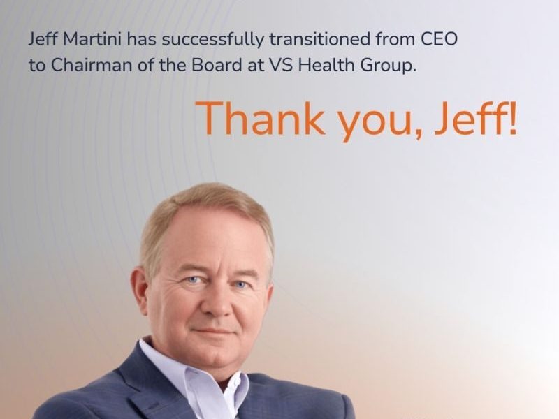 Jeff Martini is our new Chairman of the Board